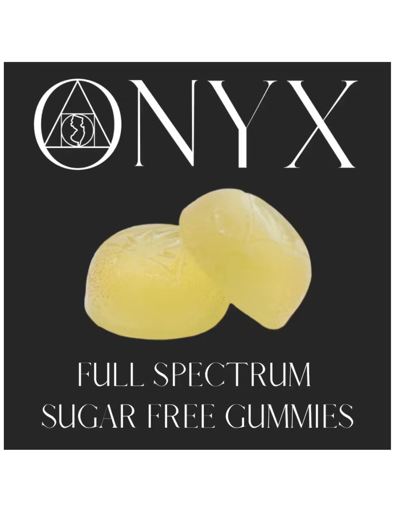 Photograph of product: Onyx - Sugar Free Blueberry Dreams 1:1 Full Spectrum Gummies - 10 pack