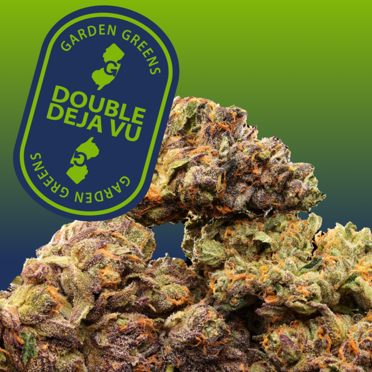 Photograph of product: Garden Greens Double Deja Vu Flower (REC) - 7g