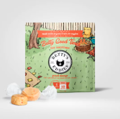 Photograph of product: Peach Mango Chews 10mg 5pk