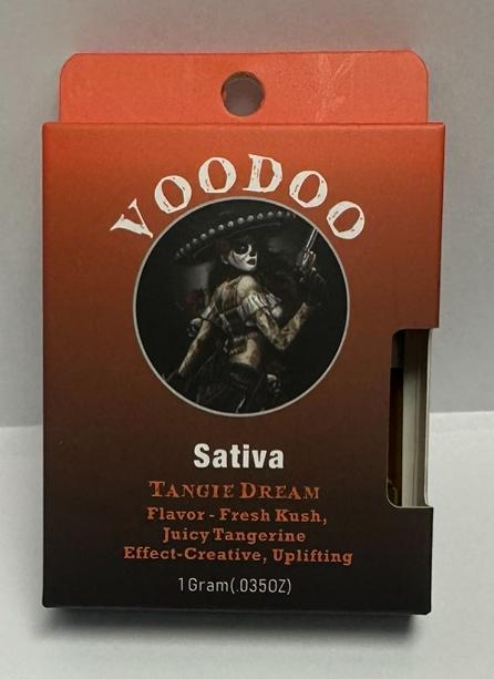 Photograph of product: Voodoo | Tangie Dream Live Resin Terpene 510 Cart
