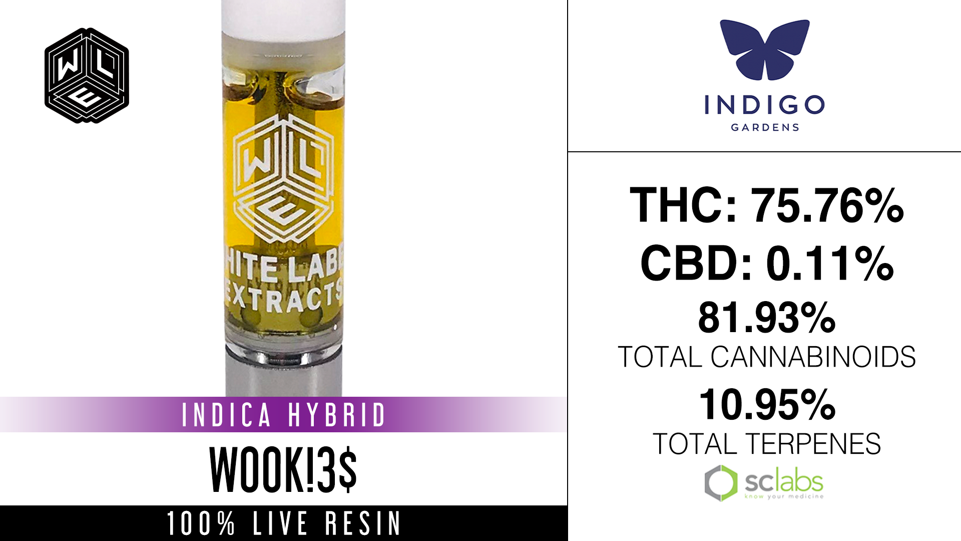 Photograph of product: Wookies Live Resin Cartridge