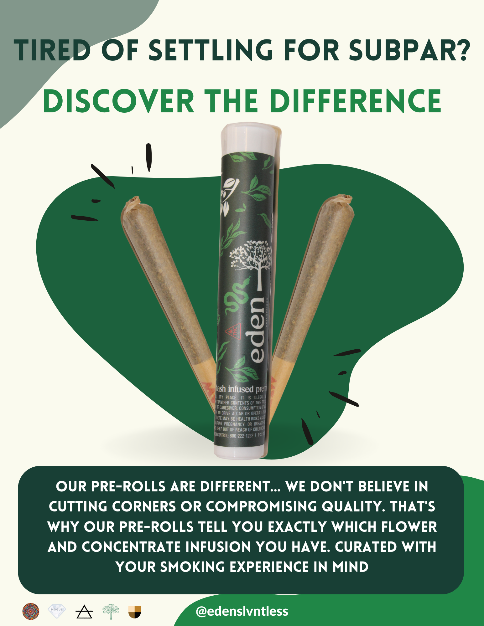 Photograph of product: Eden | Cherlato BH Infused Pre Roll