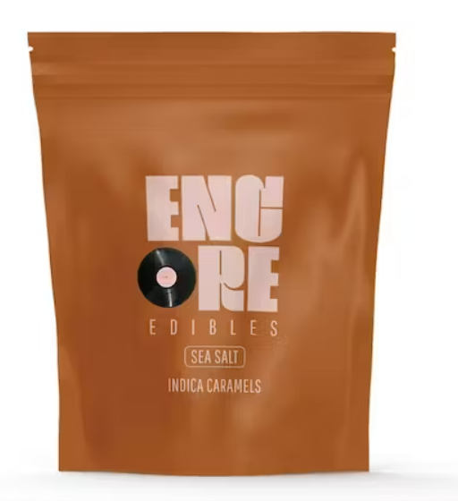 Photograph of product: Encore Sea Salt Oui'd Caramels 10mg