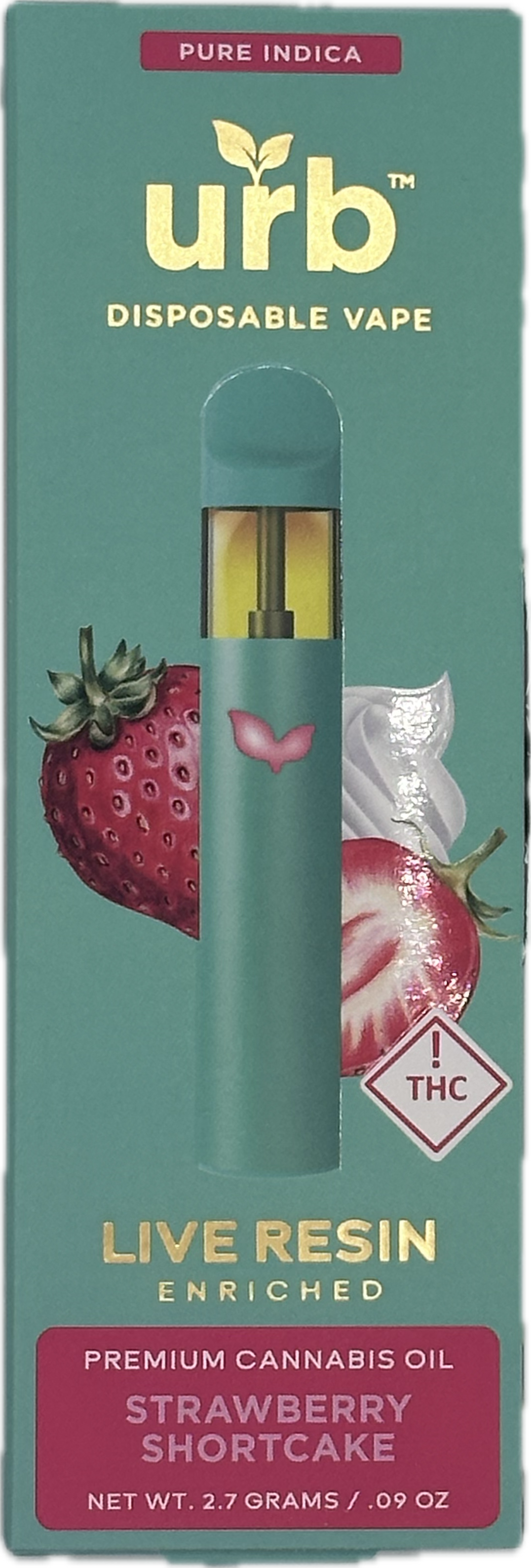 Photograph of product: Urb Strawberry Shortcake 2.7g AIO