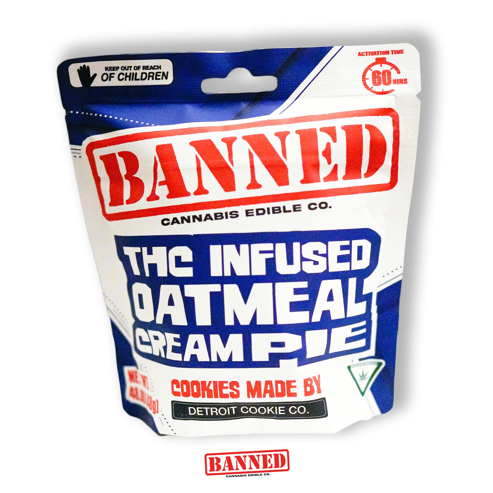 Photograph of product: Banned - 200mg Creampie - Oatmeal