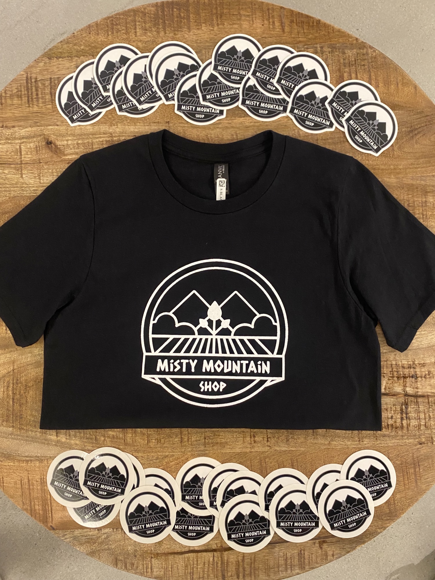 Photograph of product: Black Tee (Medium)