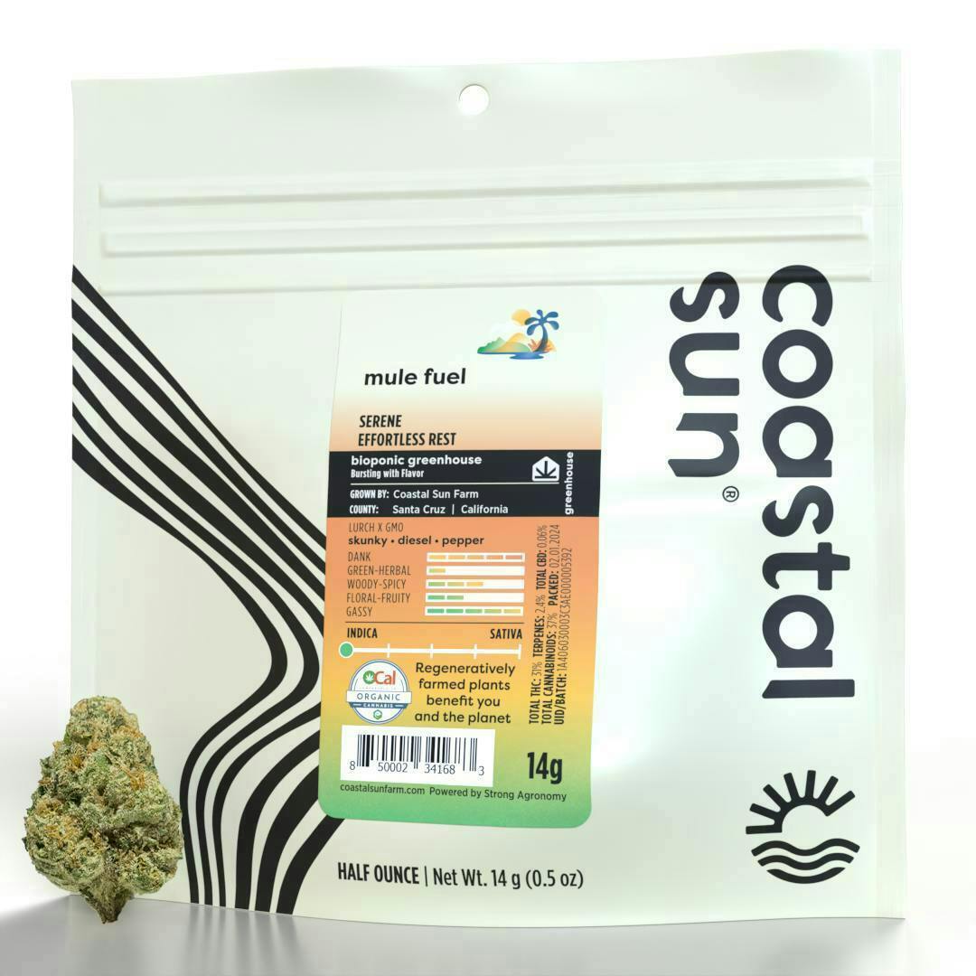 Photograph of product: Coastal Sun - Mule Fuel (14g) - 14 grams