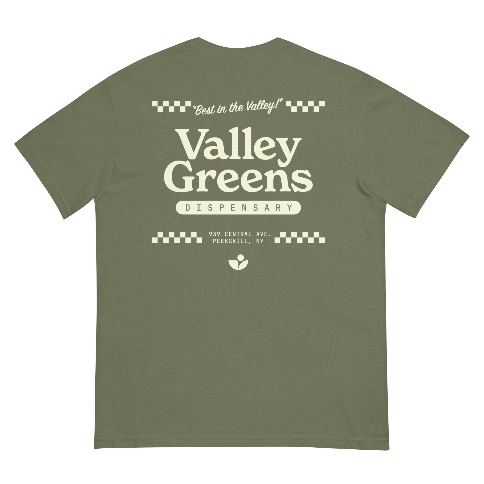Photograph of product: Valley Greens | T-Shirt | Best in the Valley | Hemp
