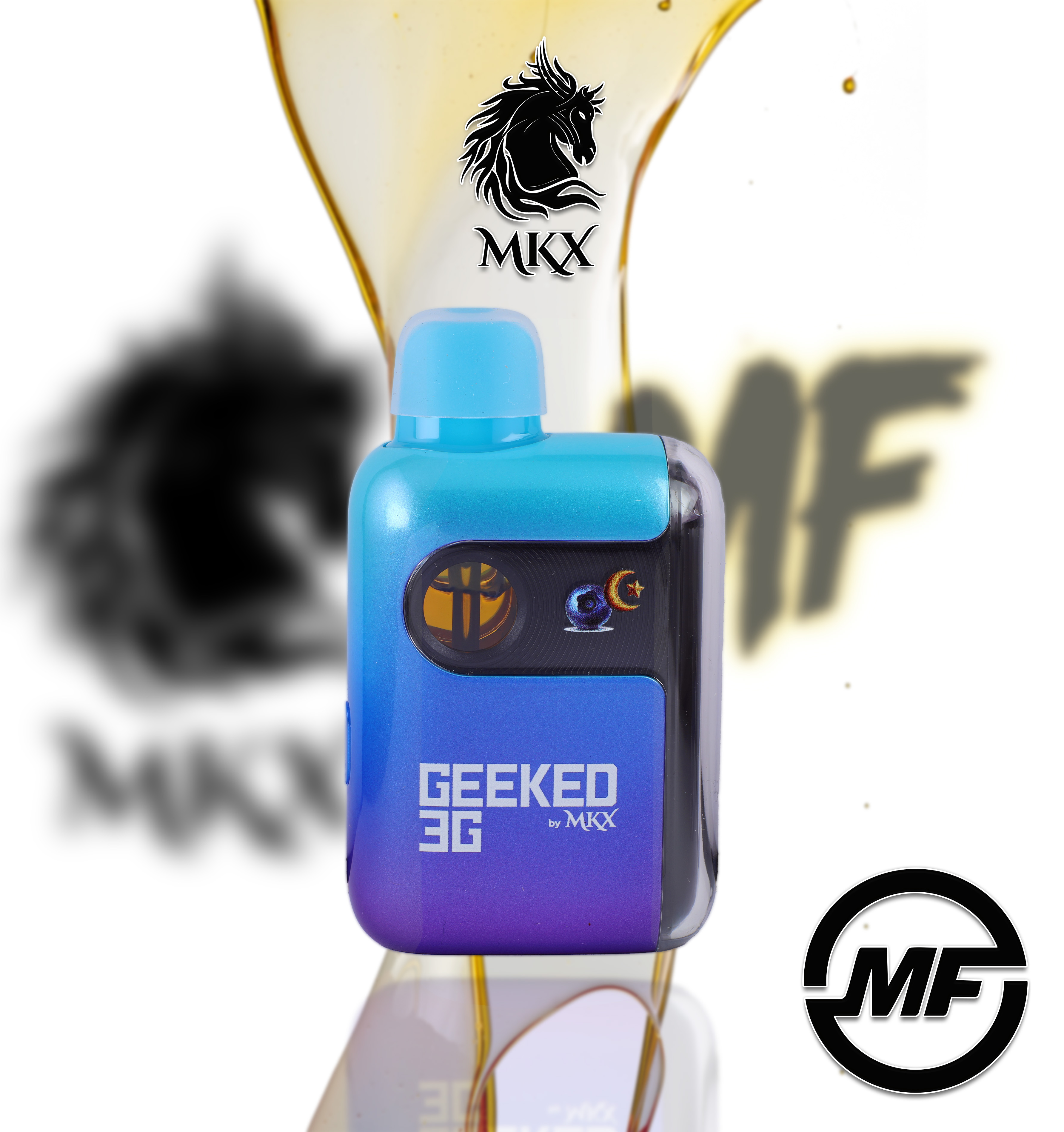 Photograph of product: Geeked By MKX | Rosewater Sorbet | 3g Disposable