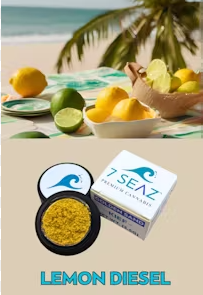 Photograph of Product: 7 Seaz | Kief | Lemon Diesel