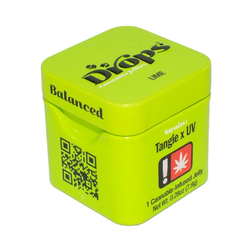 Photograph of product: Lime Drops Single 100MG