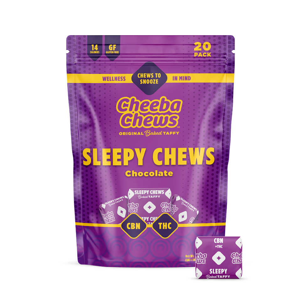 Photograph of product: Chews | Chocolate Sleepytime Taffy | 20pc