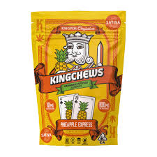 Photograph of product: King Chews Pineapple Express 100mg