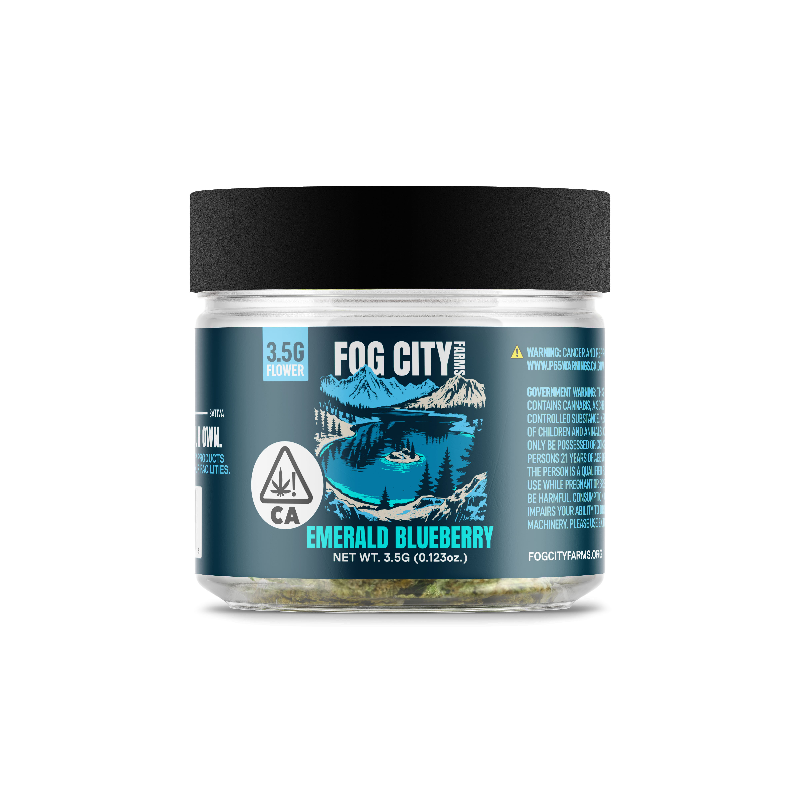 Photograph of product: Fog City Farms - Emerald Blueberry 3.5g