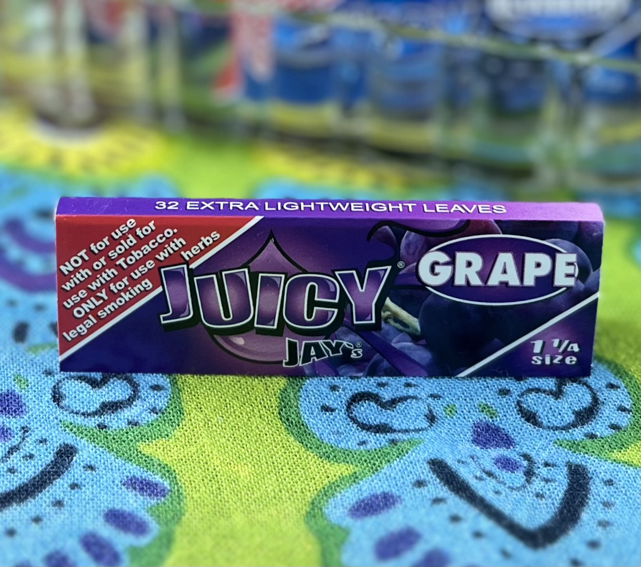 Photograph of product: Juicy Jay's 1 1/4 Rolling Papers Grape