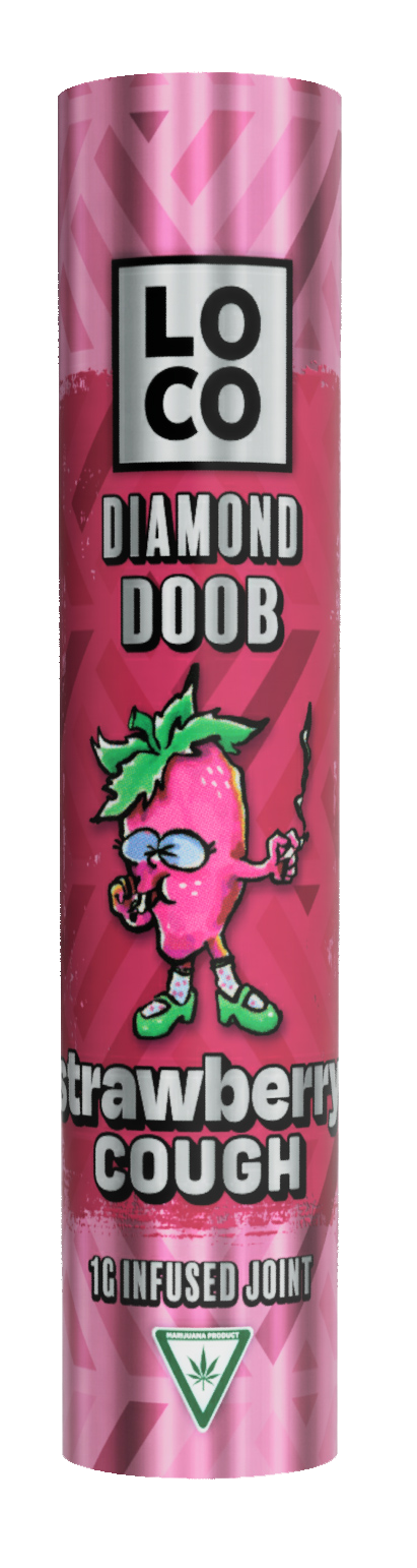 Photograph of product: LOCO Infused Joint - Strawberry Cough