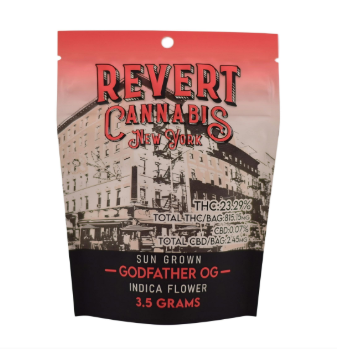 Photograph of product: Revert | 3.5g Flower | Godfather OG