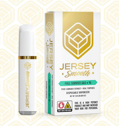 Photograph of product: Jersey Smooth - Full-Service Gas 1g Disposable