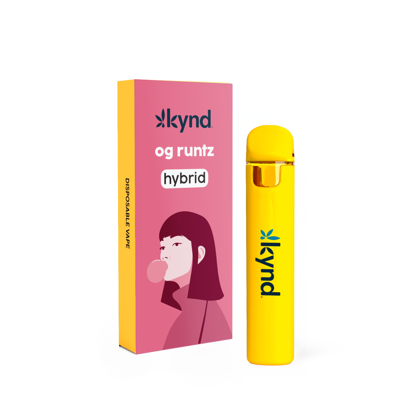 Photograph of product: Kynd OG Runtz #14 (H) CDT Disposable Vape 0.85g
