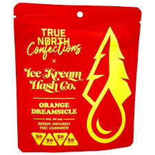 Photograph of product: True North - Orange Dreamsicle - Rosin  - Gummies - 200mg