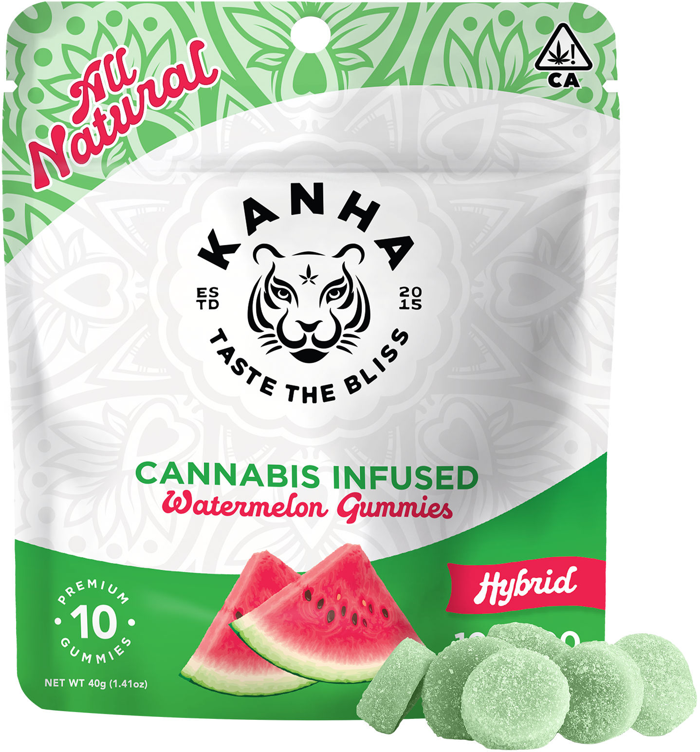 Photograph of product: Watermelon Gummies 10-pack