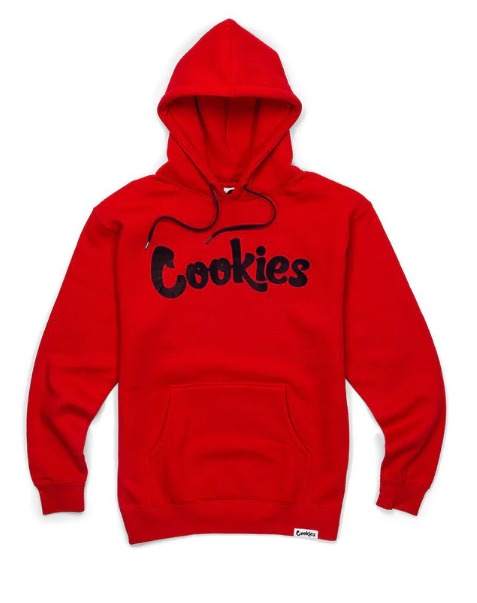 Photograph of product: Cookies - Original Mint Logo - Hoodie - Red/Black