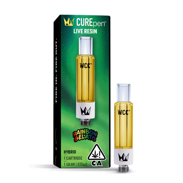 Photograph of product: Rainbow Gelato | 1g LR Vape Cartridge - 