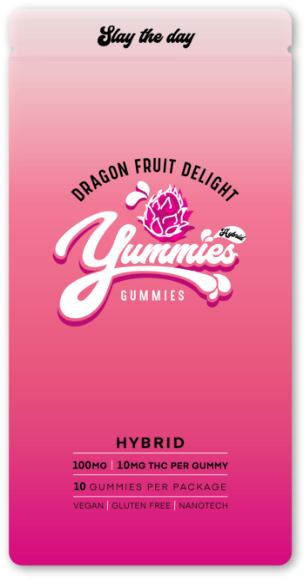 Photograph of product: (84170) 1:1 100mg Dragon Fruit Gummies