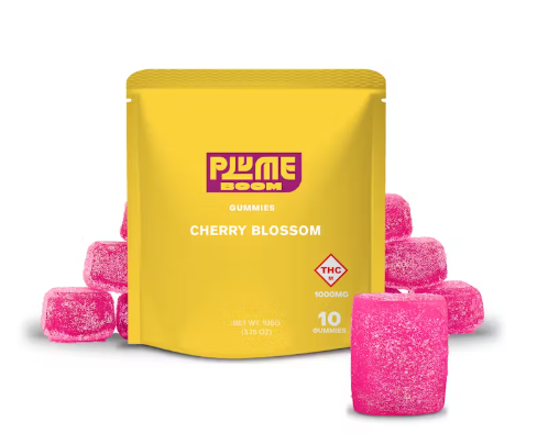Photograph of product: Cherry Blossom - BOOM 10pk Gummies - 1000mg