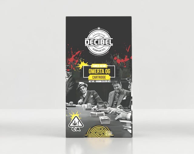 Photograph of product: Omerta OG | Cured Resin | 1g Cartridge