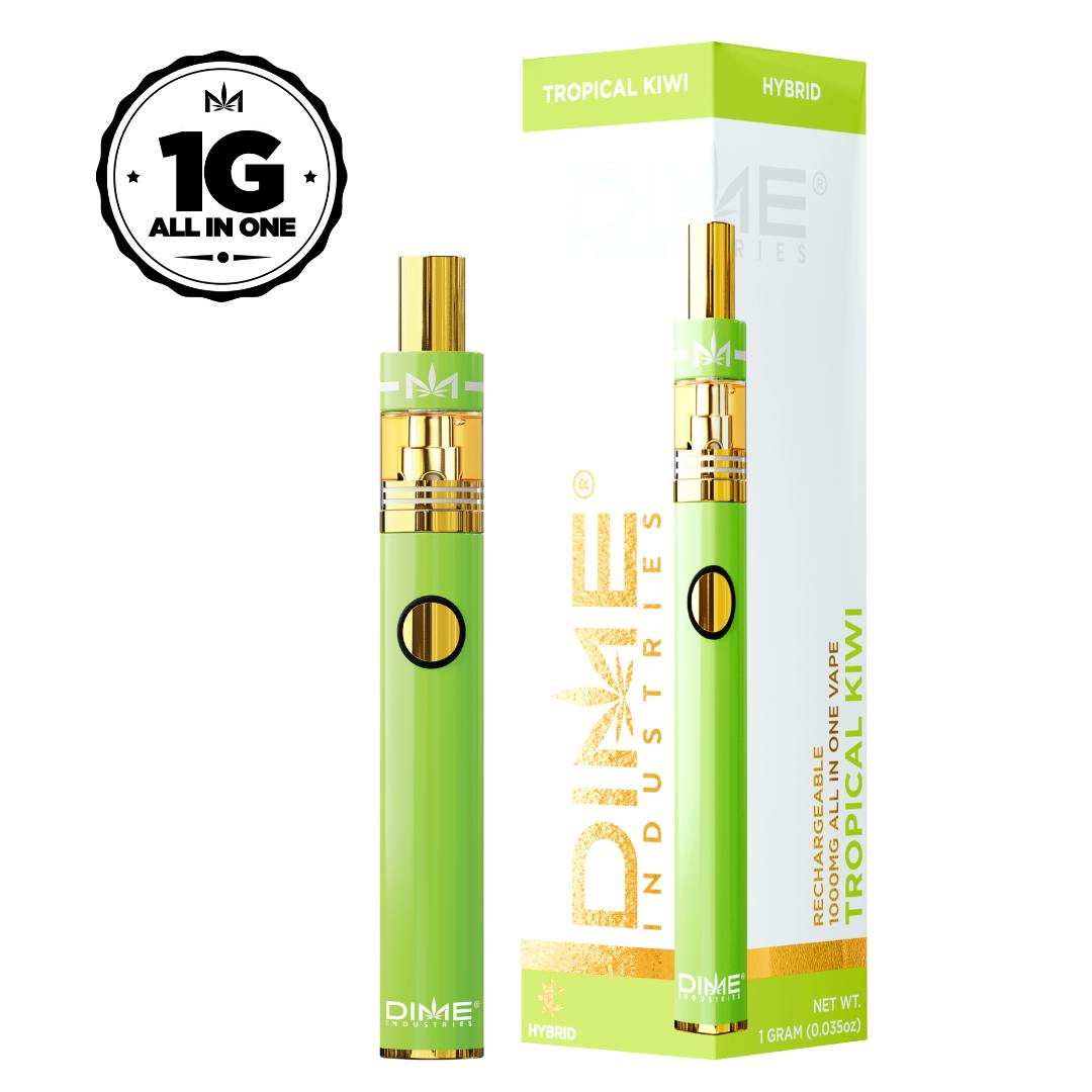 Photograph of product: TROPICAL KIWI ALL IN ONE VAPE