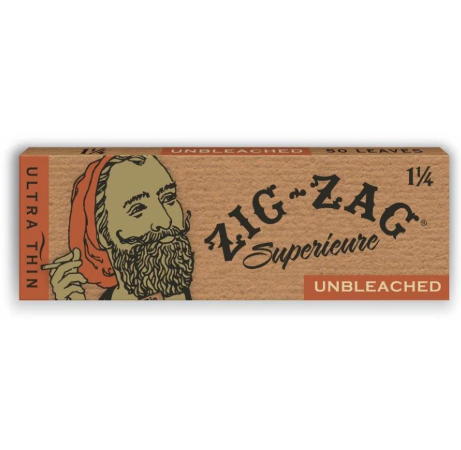 Photograph of product: Zig-Zag | UnBleached Papers | 50pk 1 1/4