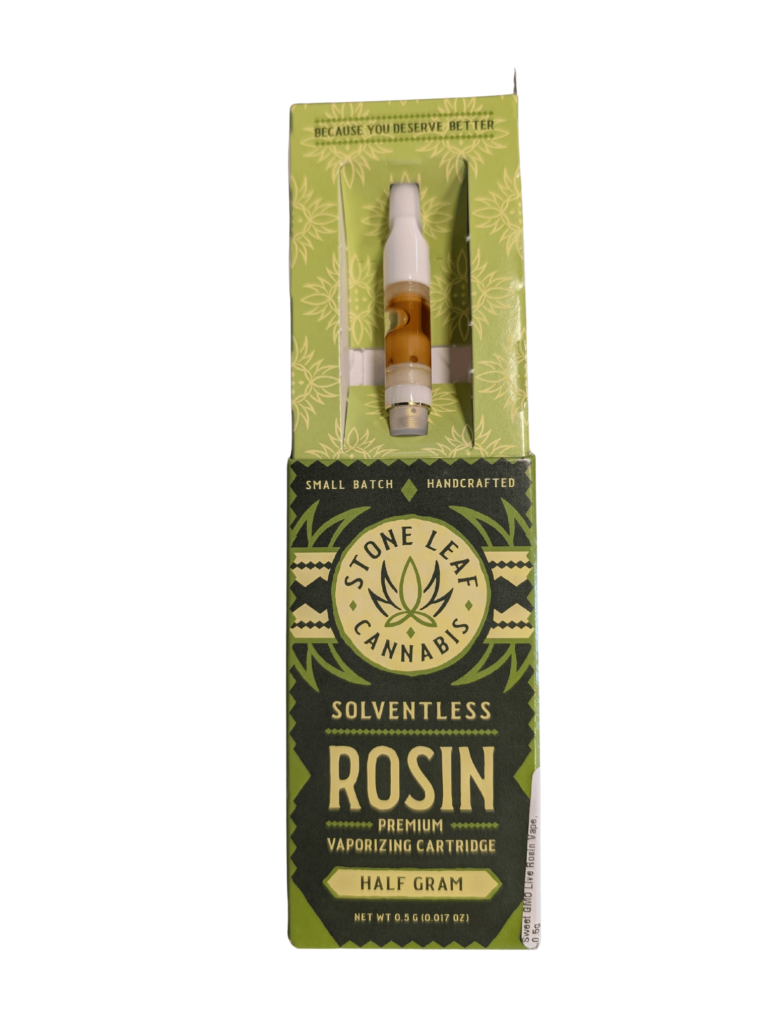 Photograph of product: Sweet GMO Live Rosin Vape, 0.5g