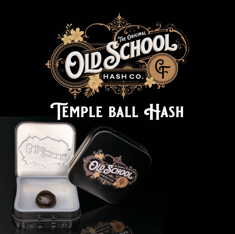 Photograph of product: OLD SCHOOL au chocolat LEGEND OG NEPALESE TEMPLE BALL 1G