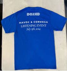 Photograph of product: Cormega x Havoc Dazed Tee