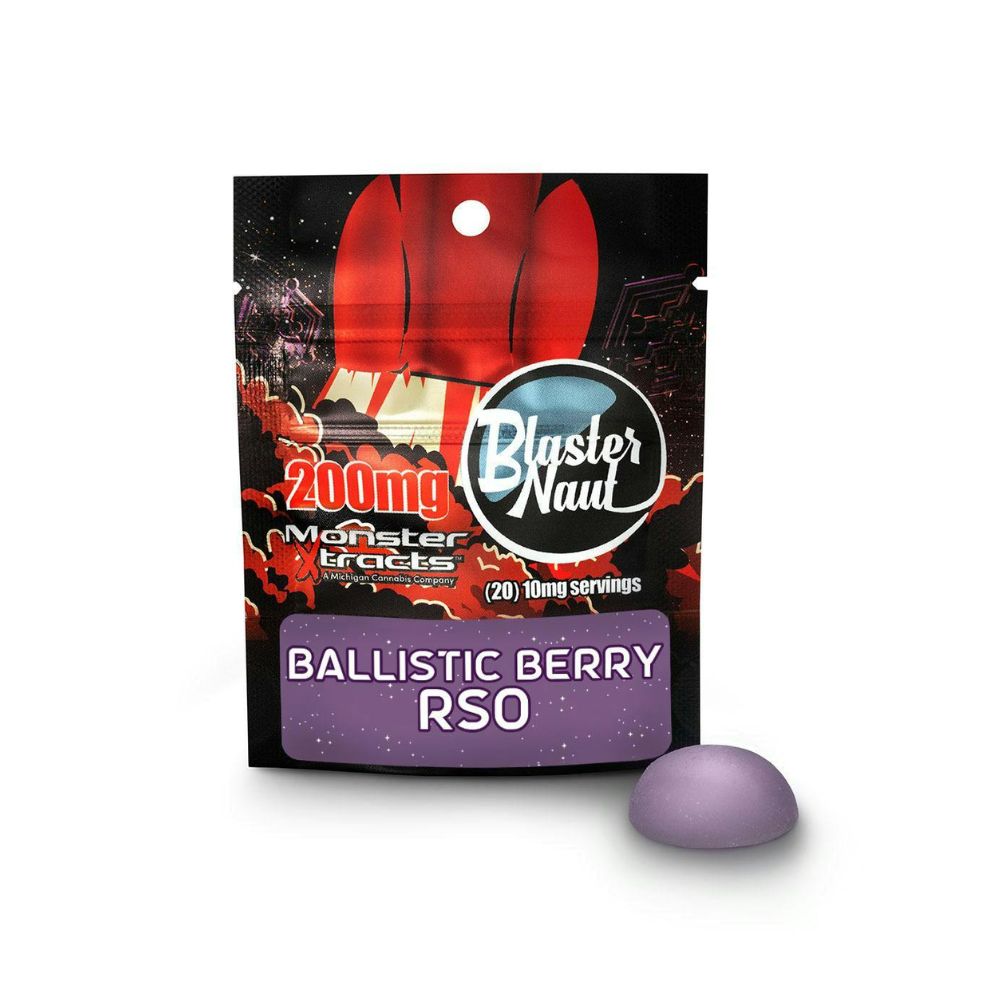 Photograph of product: Blasternaut - Ballistic Berry - 200mg Gummy RSO