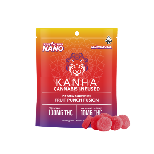 Photograph of product: Fruit Punch Fusion NANO [H] | 10PK Gummy | Kanha