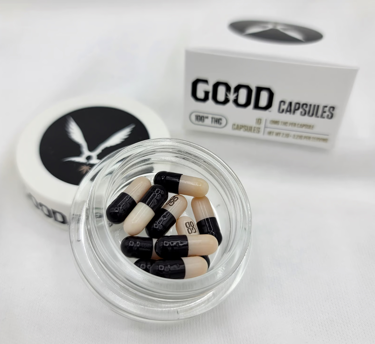 Photograph of product: GOOD Capsules - 1:1 Oui'd CBD 100mg