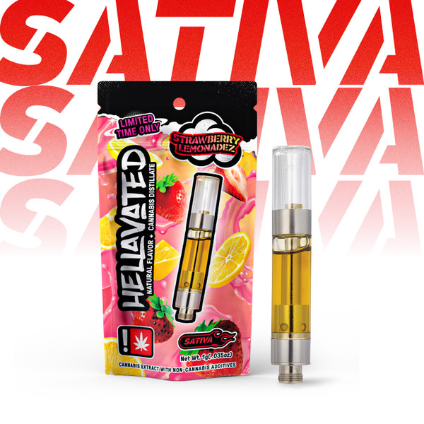 Photograph of product: Hellavated Distillate: Strawberry Lemonadez