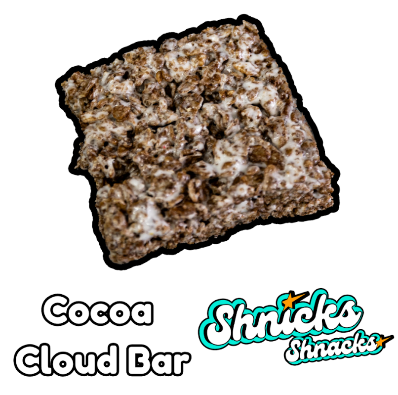 Photograph of product: Shnicks Shnacks - Cocoa Cloud Bar - 10mg - Edible