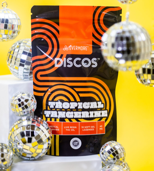 Photograph of product: Discos Tropical Tangerine [10mg TH-oui] Live Resin Gummies