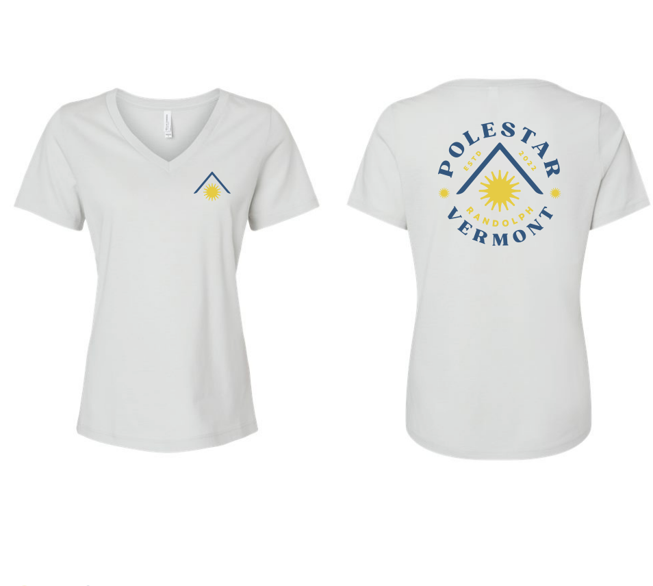 Photograph of product: Polestar V-Neck Sandy Blue Logo XX-Large