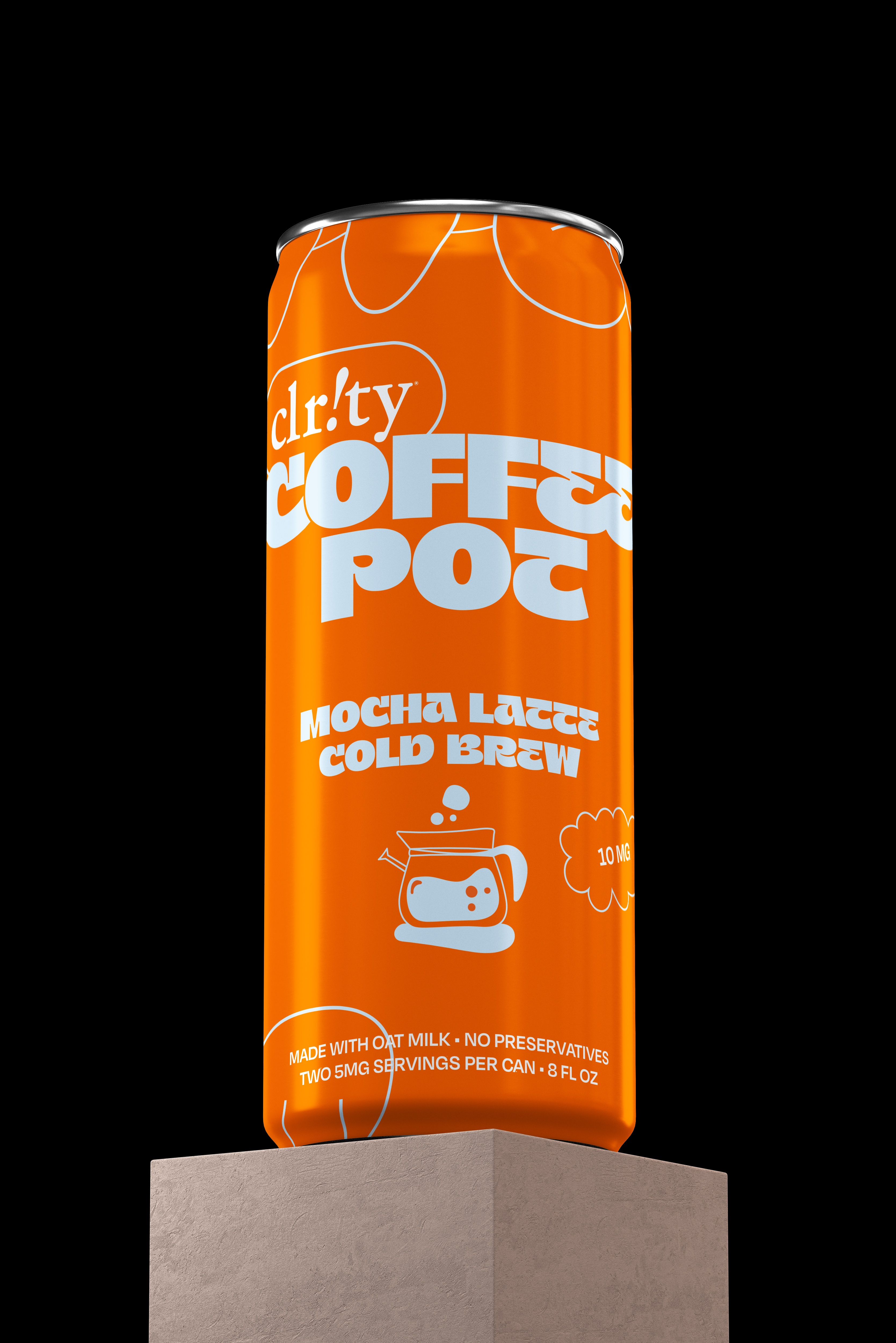 Photograph of product: Coffeepot | Mocha Latte | 10mg | 4pk