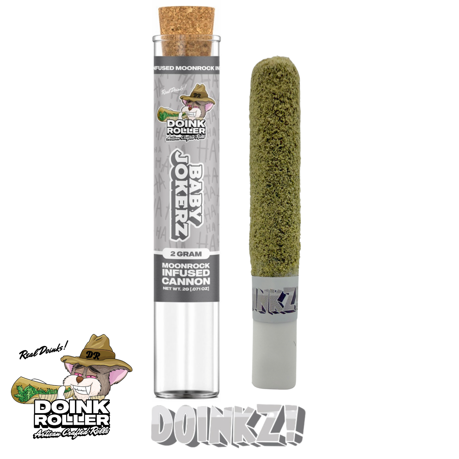 Photograph of product: Doink- Baby Jokerz- 2g Moon Rock Cannon