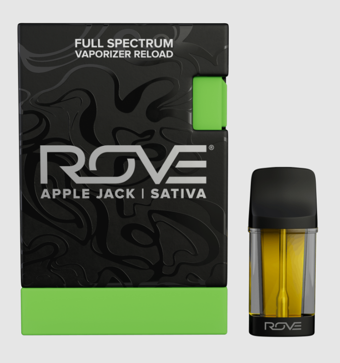 Photograph of product: (32509) 850mg Apple Jack Vaporizer Reload Cartridge