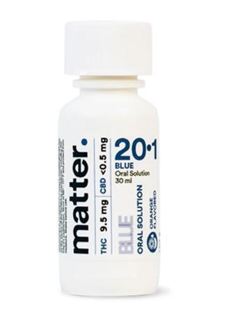 Photograph of product: matter. Blue Oral Solution 30mL - 3001
