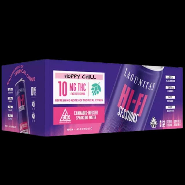 Photograph of product: Hoppy Chill 10mg Sparkling Water 10pk - 