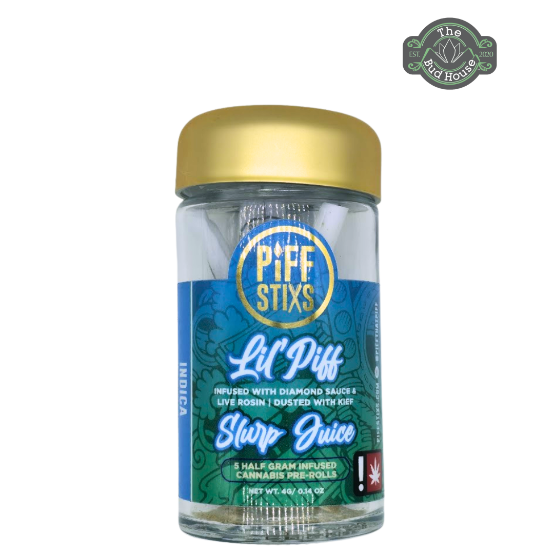 Photograph of product: Lil' Piff 5pk SLURP JUICE Infused 0.5g Pre-Rolls