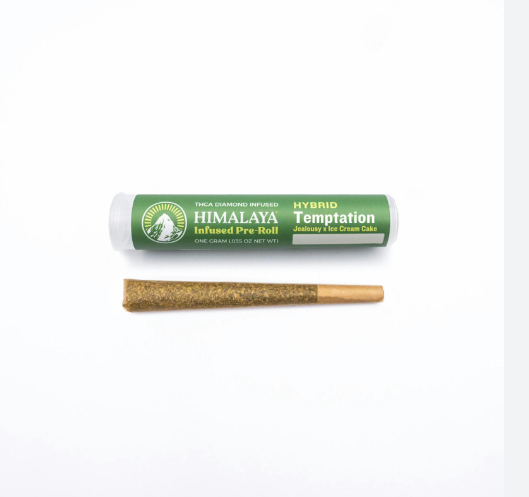 Photograph of product: Temptation Infused Pre Roll 1 G