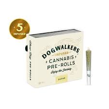 Photograph of product: Dogwalkers - Frozen Margarita (S) - 40.49% - Infused .45g 5pk Pre roll - 2.25g